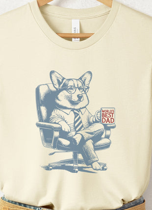 Corgi World's Best Dad Mug T-Shirt