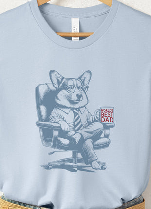 Corgi World's Best Dad Mug T-Shirt