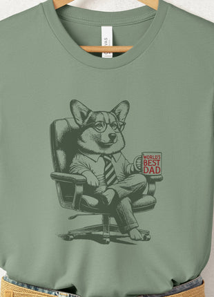 Corgi World's Best Dad Mug T-Shirt