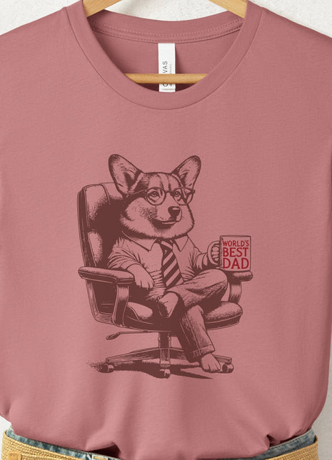 Corgi World's Best Dad Mug T-Shirt