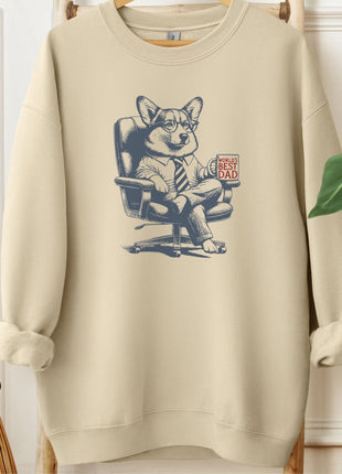 Corgi World's Best Dad Mug Sweatshirt