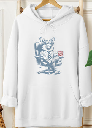 Corgi World's Best Dad Mug Hoodie