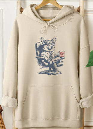 Corgi World's Best Dad Mug Hoodie