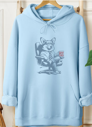 Corgi World's Best Dad Mug Hoodie
