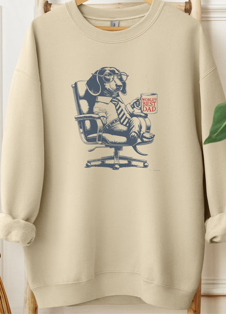 Dachshund Doxie Weenie World's Best Dad Mug Sweatshirt