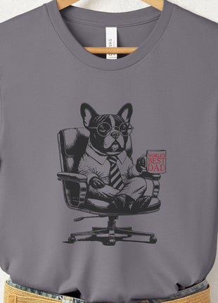 French Bulldog Frenchie World's Best Dad Mug T-Shirt