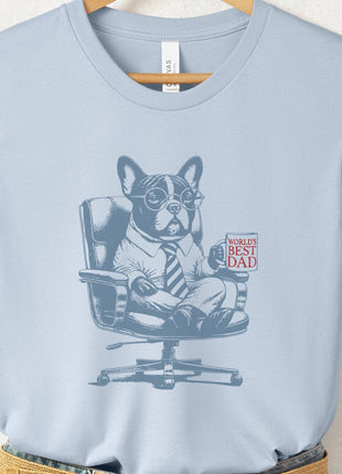 French Bulldog Frenchie World's Best Dad Mug T-Shirt