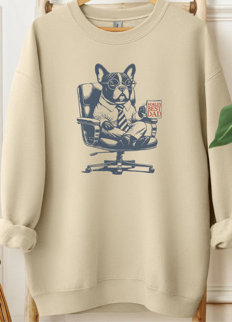French Bulldog Frenchie World's Best Dad Mug Sweatshirt