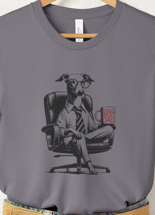 Italian Greyhound Whippet Iggy World's Best Dad Mug T-Shirt