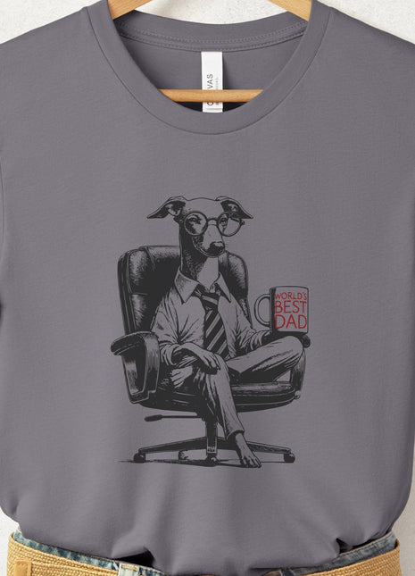 Italian Greyhound Whippet Iggy World's Best Dad Mug T-Shirt