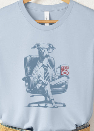 Italian Greyhound Whippet Iggy World's Best Dad Mug T-Shirt