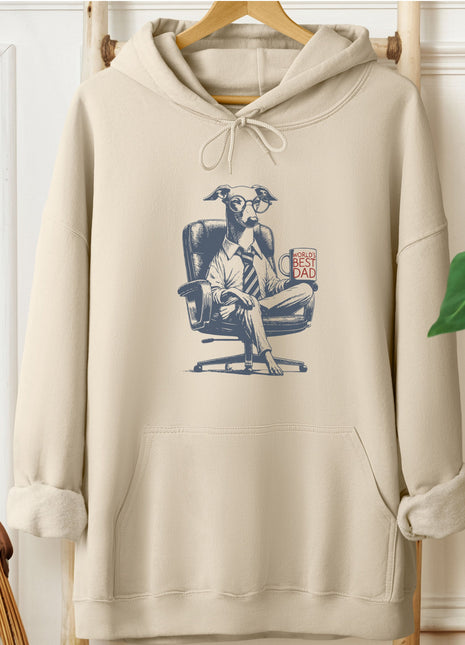 Italian Greyhound Whippet Iggy World's Best Dad Mug Hoodie