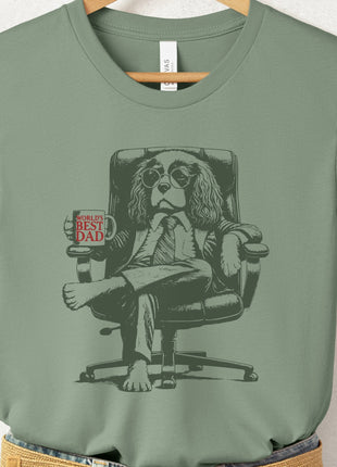 Cavalier King Charles Spaniel World's Best Dad Mug T-Shirt