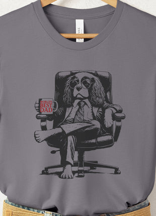 Cavalier King Charles Spaniel World's Best Dad Mug T-Shirt