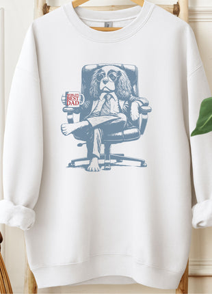 Cavalier King Charles Spaniel World's Best Dad Mug Sweatshirt