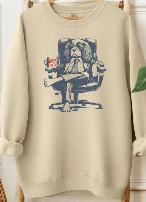Cavalier King Charles Spaniel World's Best Dad Mug Sweatshirt