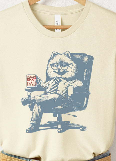 Pomeranian World's Best Dad Mug T-Shirt