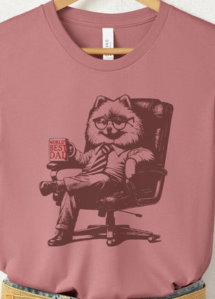 Pomeranian World's Best Dad Mug T-Shirt