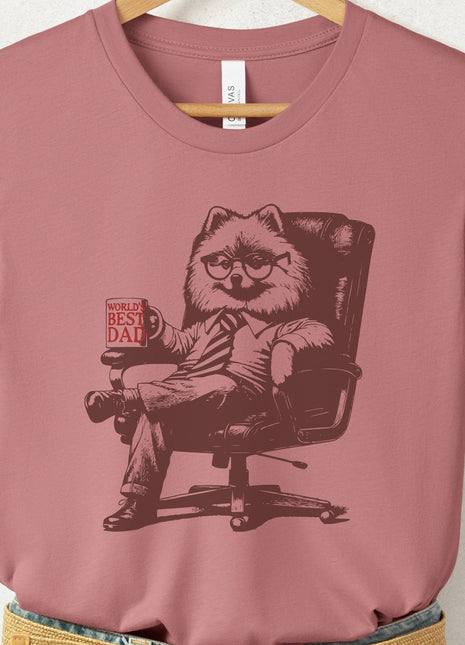 Pomeranian World's Best Dad Mug T-Shirt