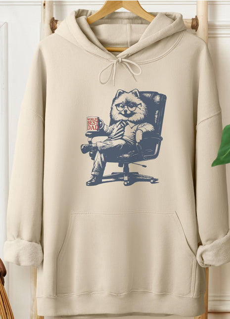 Pomeranian World's Best Dad Mug Hoodie