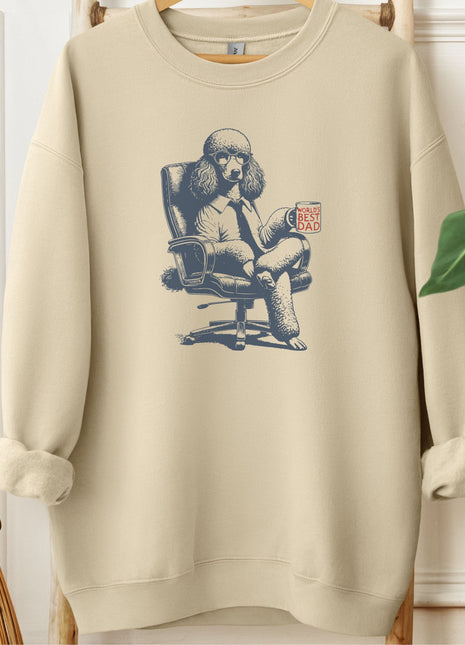 Poodle World's Best Dad Mug Sweatshirt