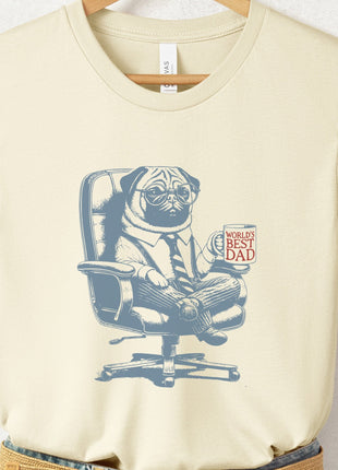 Pug World's Best Dad Mug T-Shirt