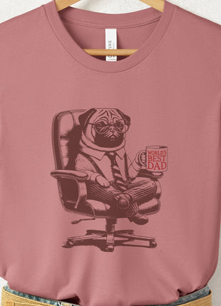 Pug World's Best Dad Mug T-Shirt
