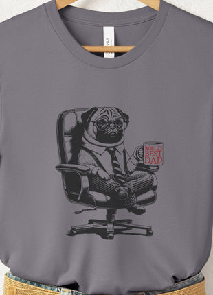 Pug World's Best Dad Mug T-Shirt