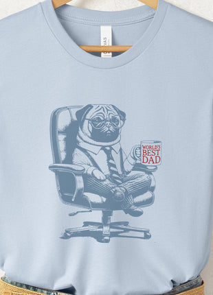 Pug World's Best Dad Mug T-Shirt