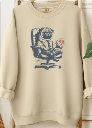 Pug World's Best Dad Mug Sweatshirt