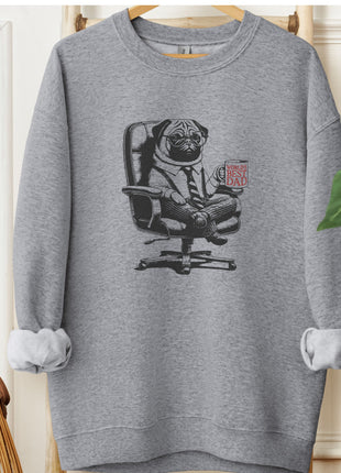 Pug World's Best Dad Mug Sweatshirt