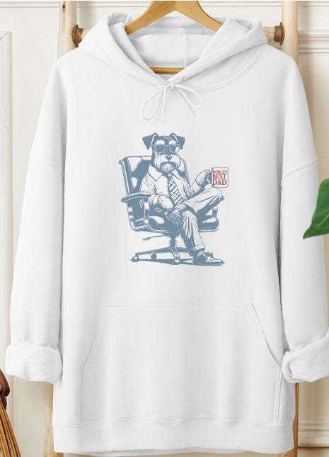 Schnauzer World's Best Dad Mug Hoodie