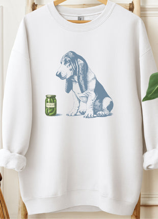 Basset Hound Pickles Sweatshirt