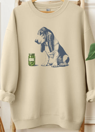 Basset Hound Pickles Sweatshirt