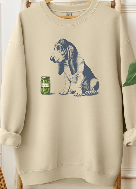 Basset Hound Pickles Sweatshirt