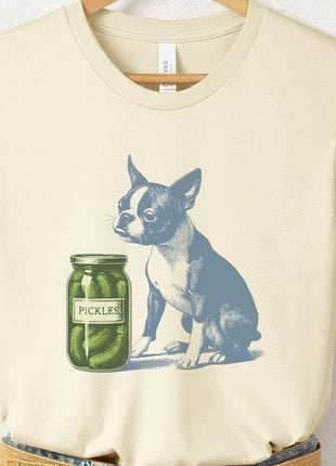 Boston Terrier Pickles T-Shirt