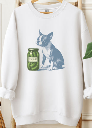 Boston Terrier Pickles Sweatshirt