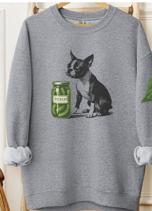 Boston Terrier Pickles Sweatshirt