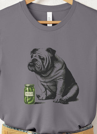 English Bulldog Pickles T-Shirt