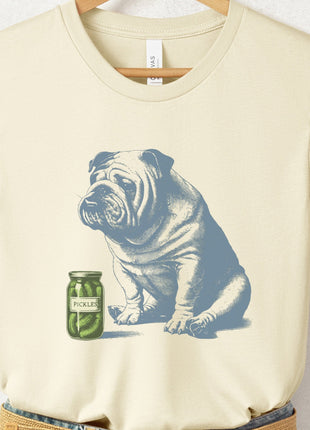 English Bulldog Pickles T-Shirt