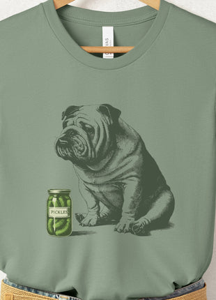 English Bulldog Pickles T-Shirt