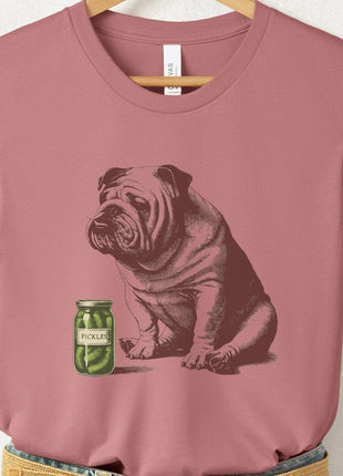 English Bulldog Pickles T-Shirt