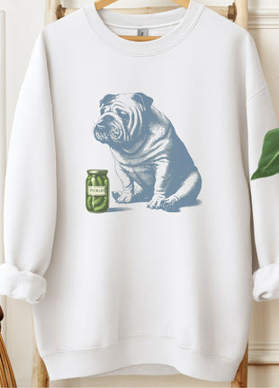 English Bulldog Pickles Sweatshirt
