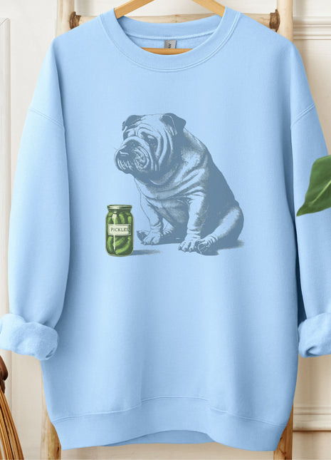 English Bulldog Pickles Sweatshirt