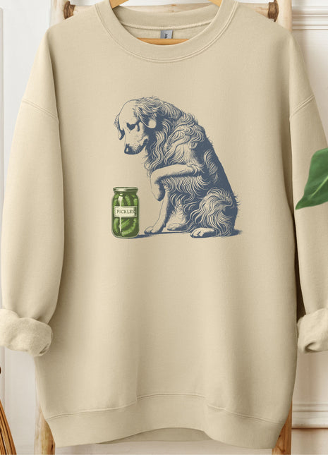 Golden Retriever Pickles Sweatshirt