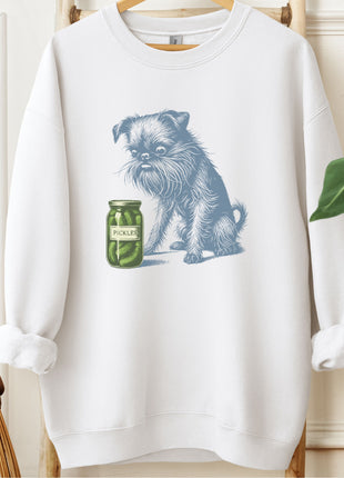 Brussels Griffon Griff Pickles Sweatshirt