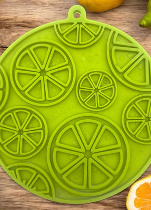 Citrus Design eMat - Enrichment Lick Mat For Dogs and Cats - with Suction Cups | USA Made
