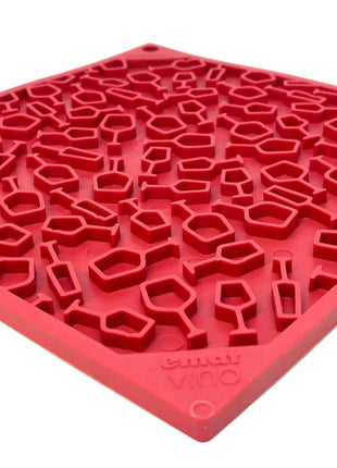 Vino Dog eMat - Enrichment Lick Mat For Dogs and Cats | Wine-Inspired Design| SodaPup