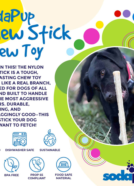 Durable Nylon Chew Stick for Power Chewers | Indestructible Dog Toy USA