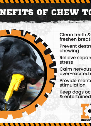 Pipe Wrench Nylon Dog Toy for Aggressive Chewers | USA Made | SodaPup
